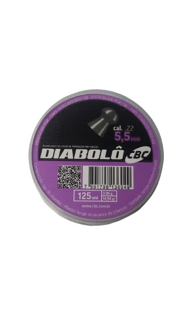 Chumbinho CBC Diabolo Cal22 55mm