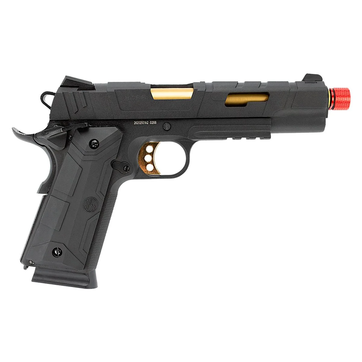 AIRSOFT PIST ROSSI 1911 REDWINGS GOLD GBB 6MM CB721 - Image 3