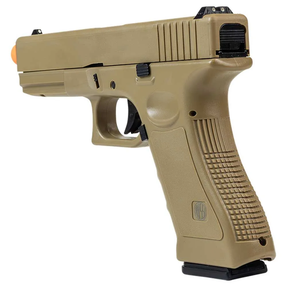 AIRSOFT PIST. VG V17 TAN G.GAS BLOWBACK 6,0MM CB898 - Image 4