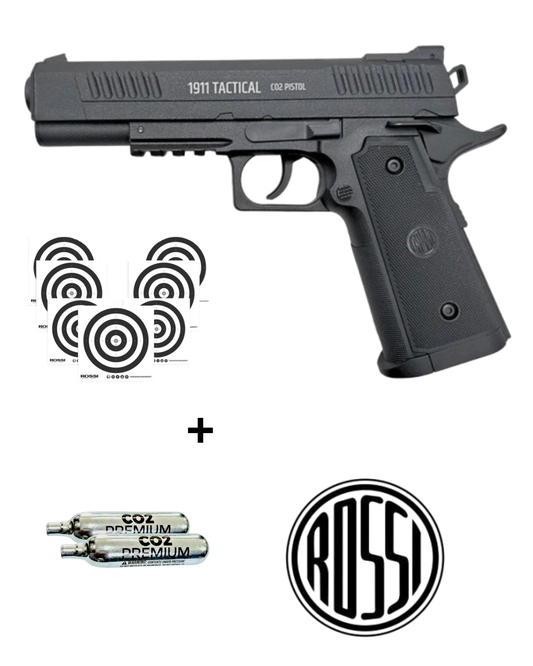 PIST PRES ROSSI 1911 TATICAL CO2 4,5MM CB883
