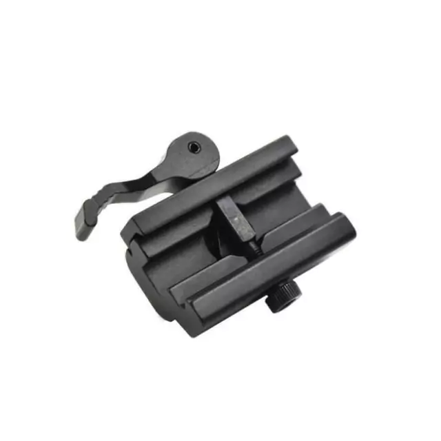 Adaptador Bipé Trilho Picatinny Preto Alumínio AVB JQA-1 - Image 2