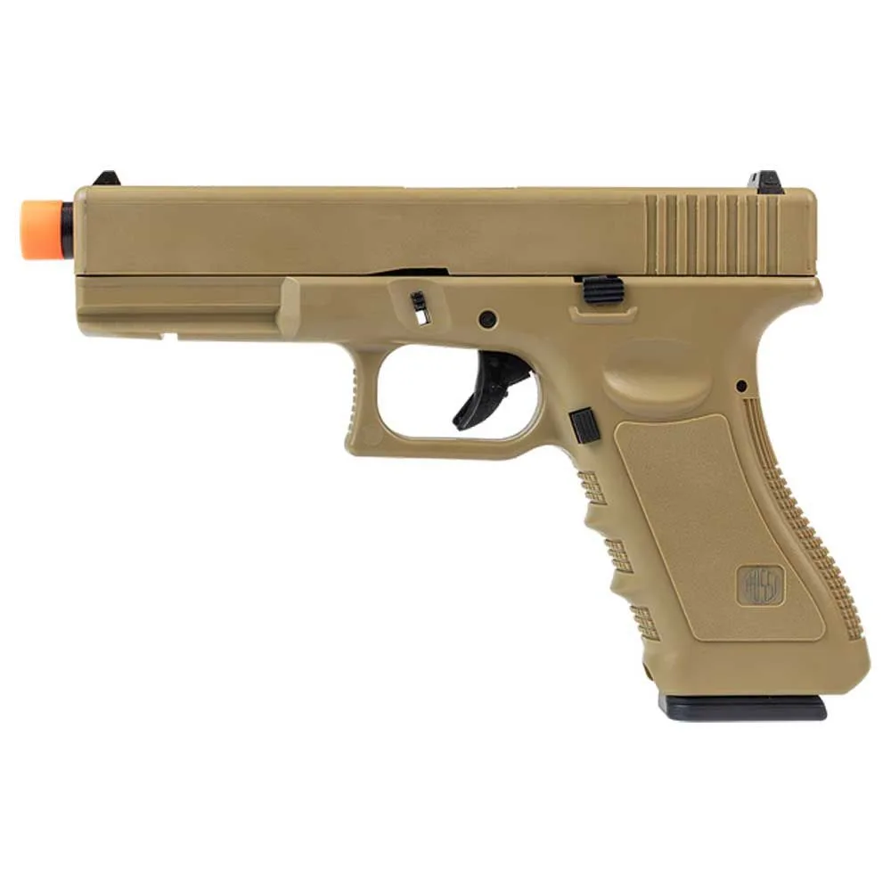 AIRSOFT PIST. VG V17 TAN G.GAS BLOWBACK 6,0MM CB898 - Image 2