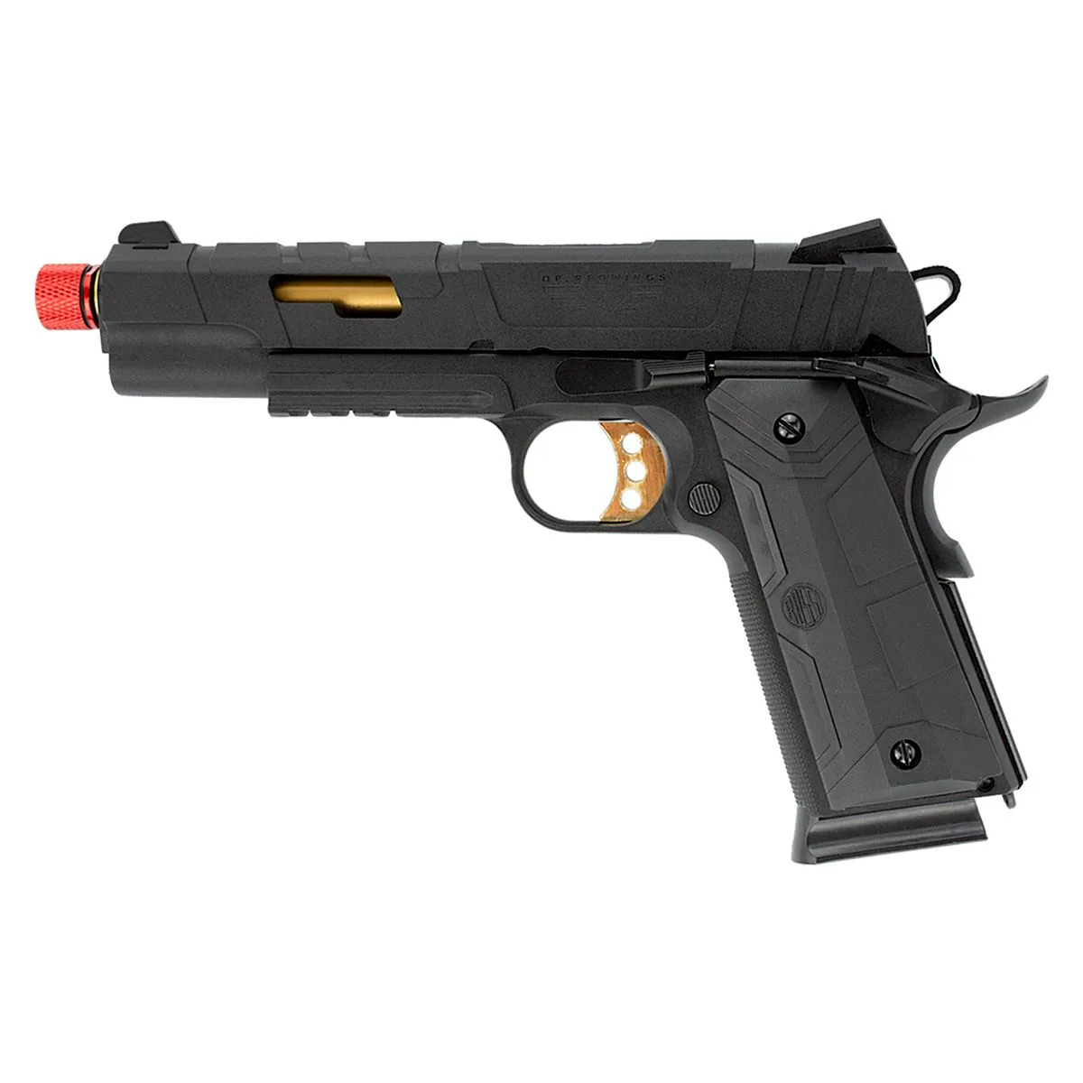 AIRSOFT PIST ROSSI 1911 REDWINGS GOLD GBB 6MM CB721 - Image 2