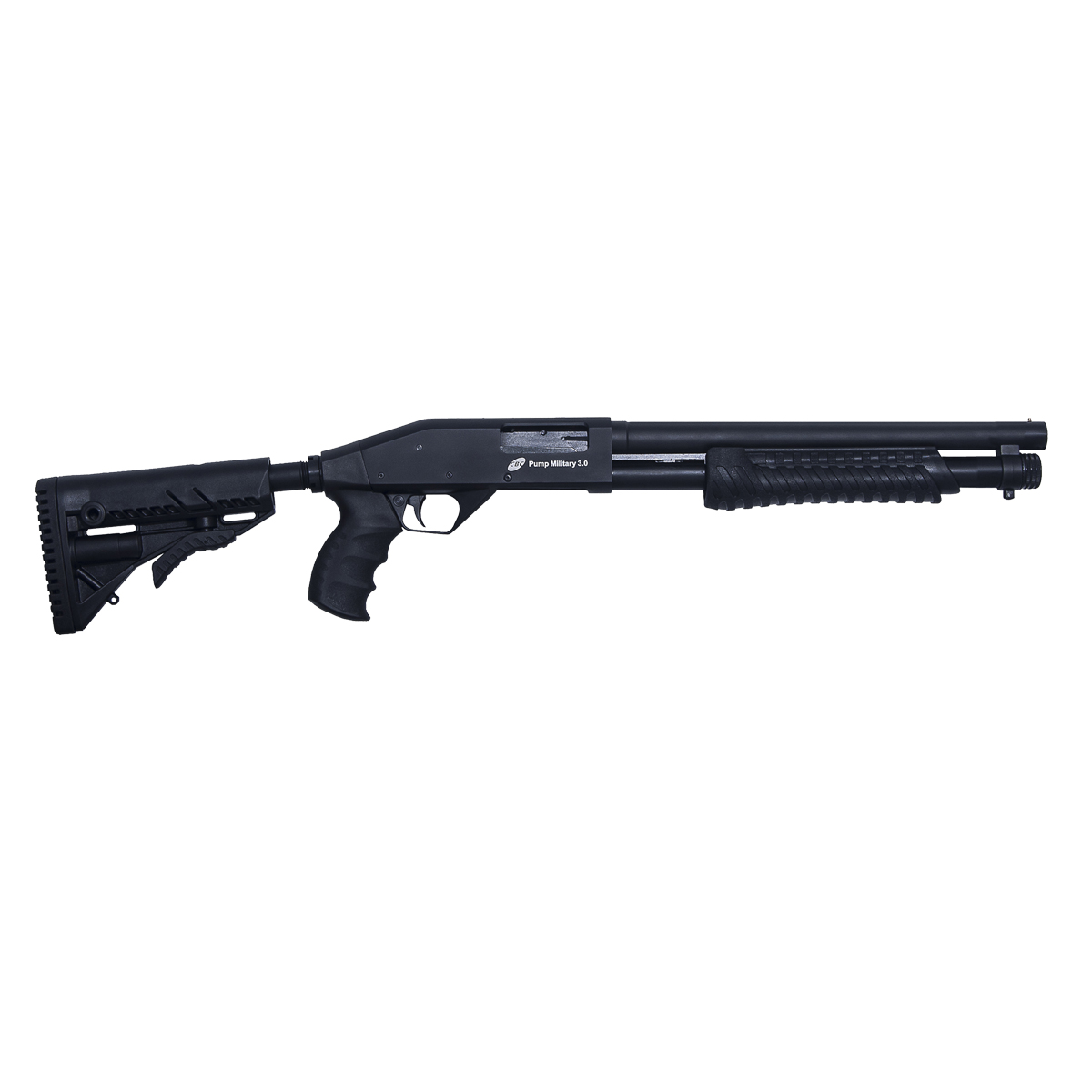 ESPINGARDA CBC MILITARY 3.0 Cal. 12 14" RETRÁTIL