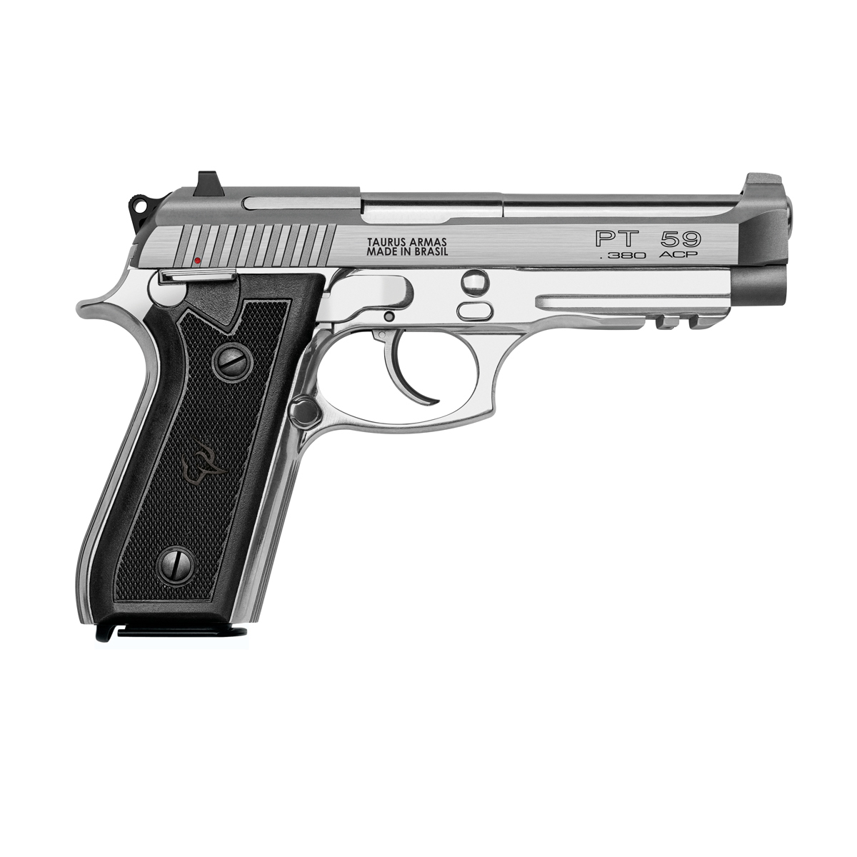 PISTOLA 59S .380ACP COM ZARELHO INOX FOSCO